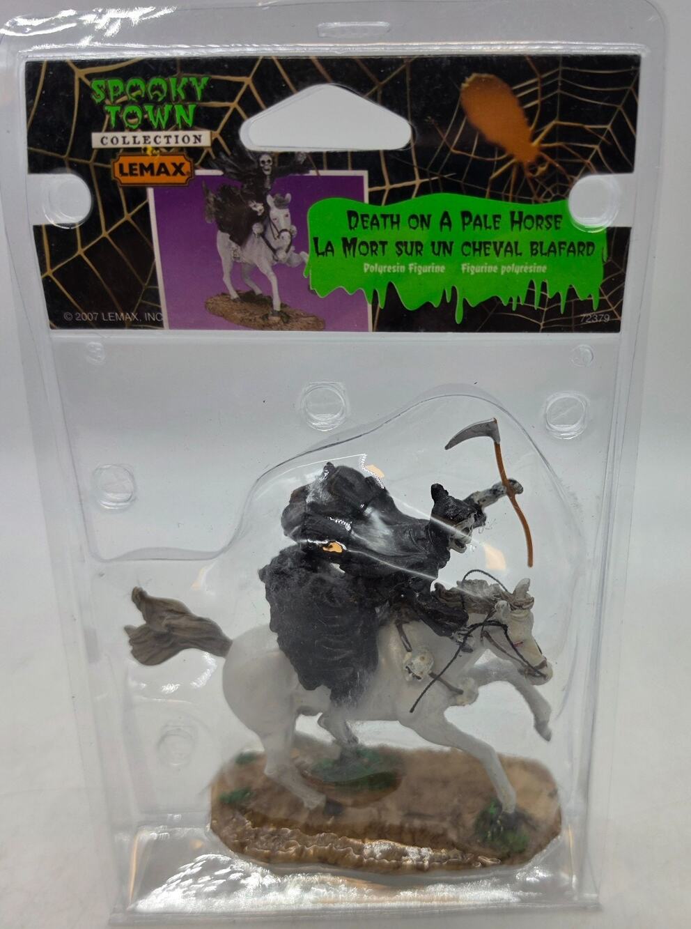 NEW FACTORY SEALED Lemax Spooky Town Death On A Pale Horse 2007 #72379